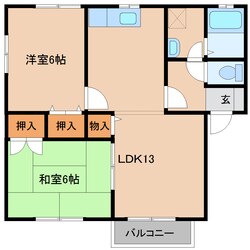 ロータスⅠ（Ｍ）の物件間取画像